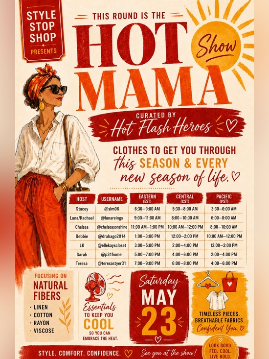 The Unbranded Brand Dresses & Skirts - Hot Mama! Style Stop Shop Monthly Train Show Flyer!